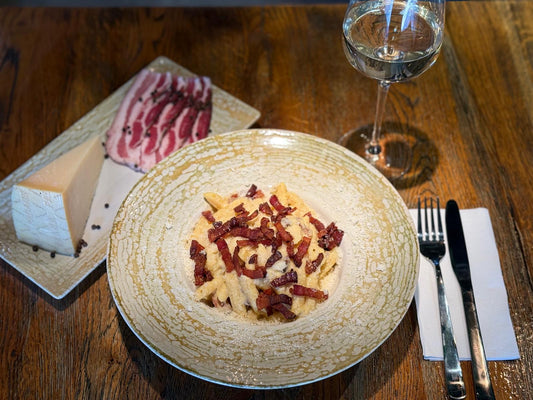 Penne carbonara