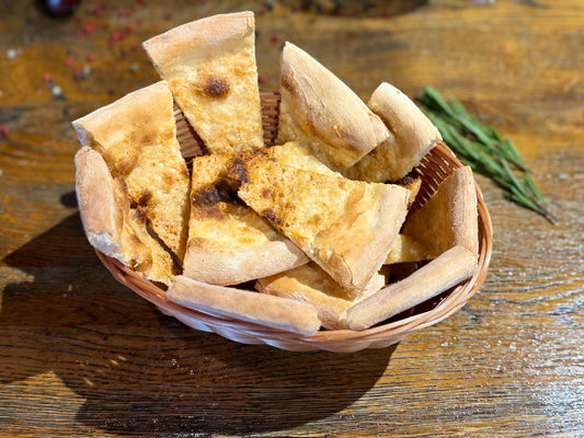 Focaccia cu parmezan